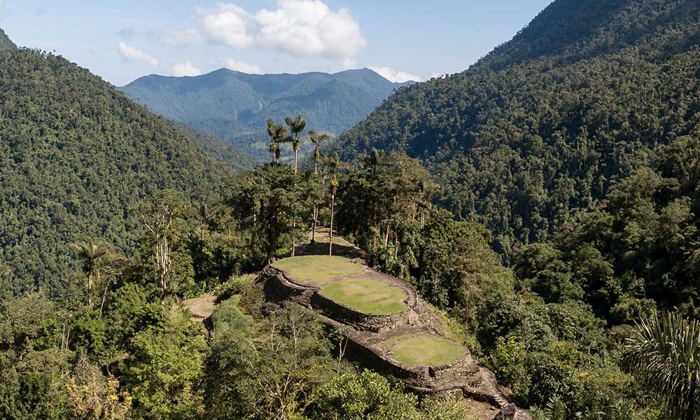 Views of Ciudad Perdida in Colombia