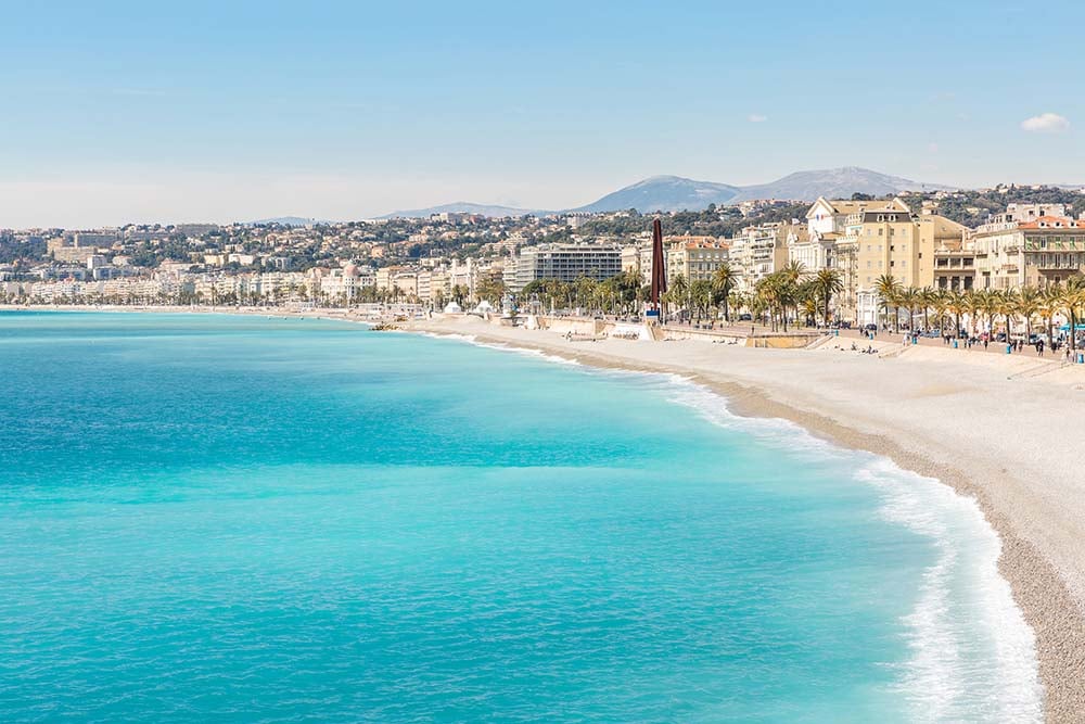 Beach in Nice France