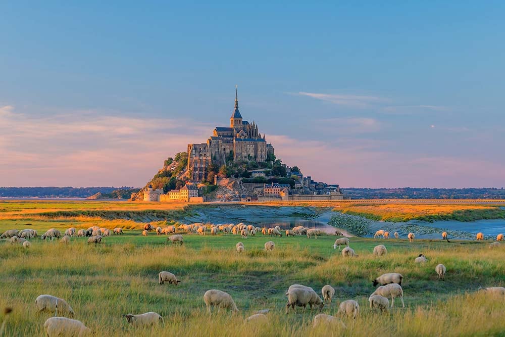 Views towards Mont Saint Michel