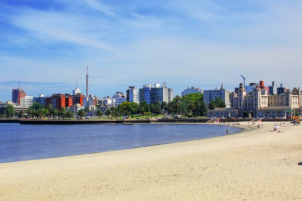 Beach in Montevideo