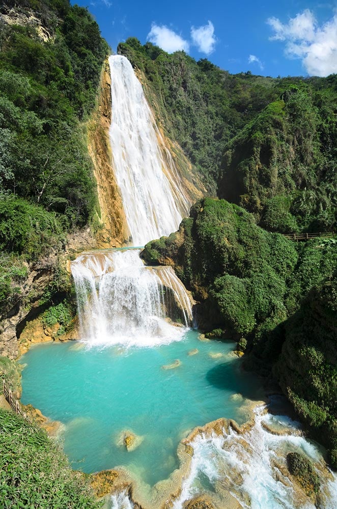 El Chiflon Waterfall