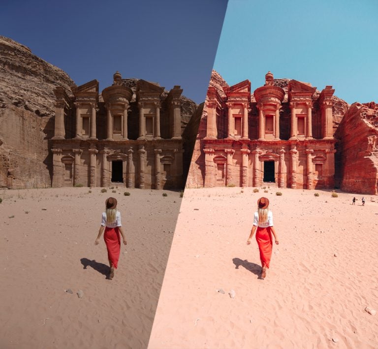 Wanderlust Lightroom travel presets example