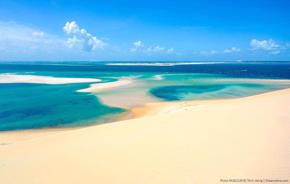 Bazaruto beach in Mozambique