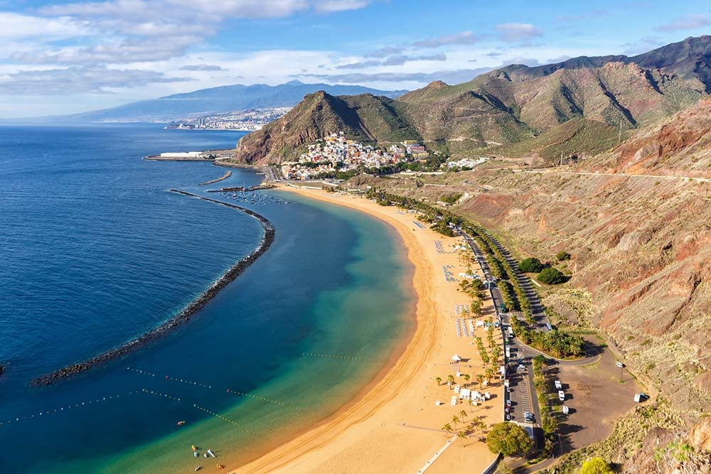 Teresitas beach in Tenerife