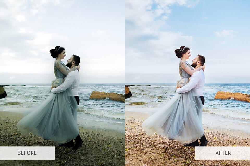 Honeymoon Lightroom presets example