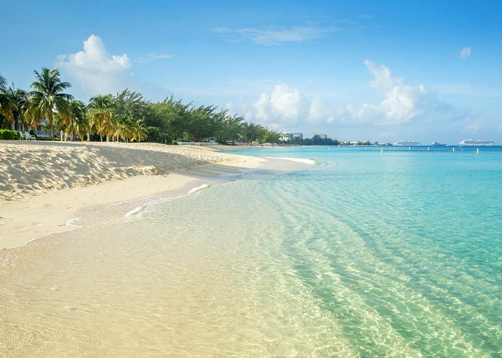 Seven Mile Beach on Grand Cayman island