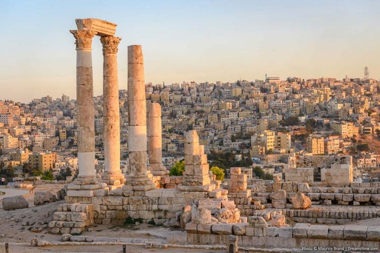 Amman Skyline and Citadel