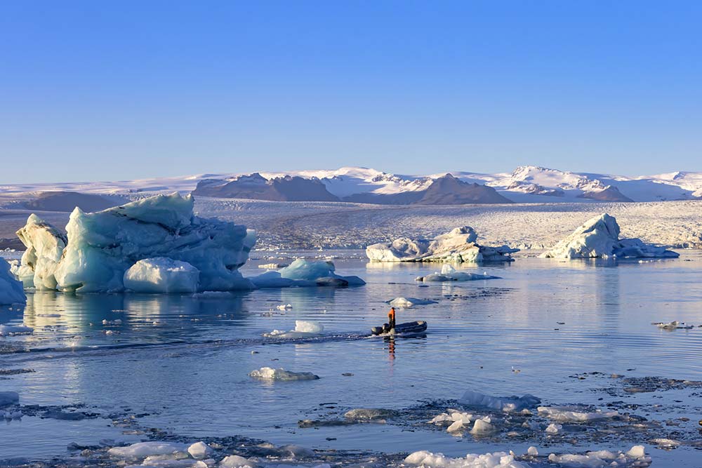 Jokulsarlon glacier in Iceland