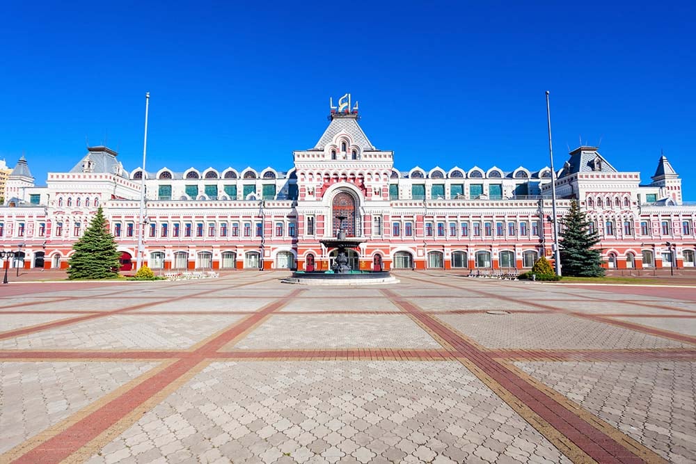 Nizhegorodskaya Fair in Nizhny Novgorod