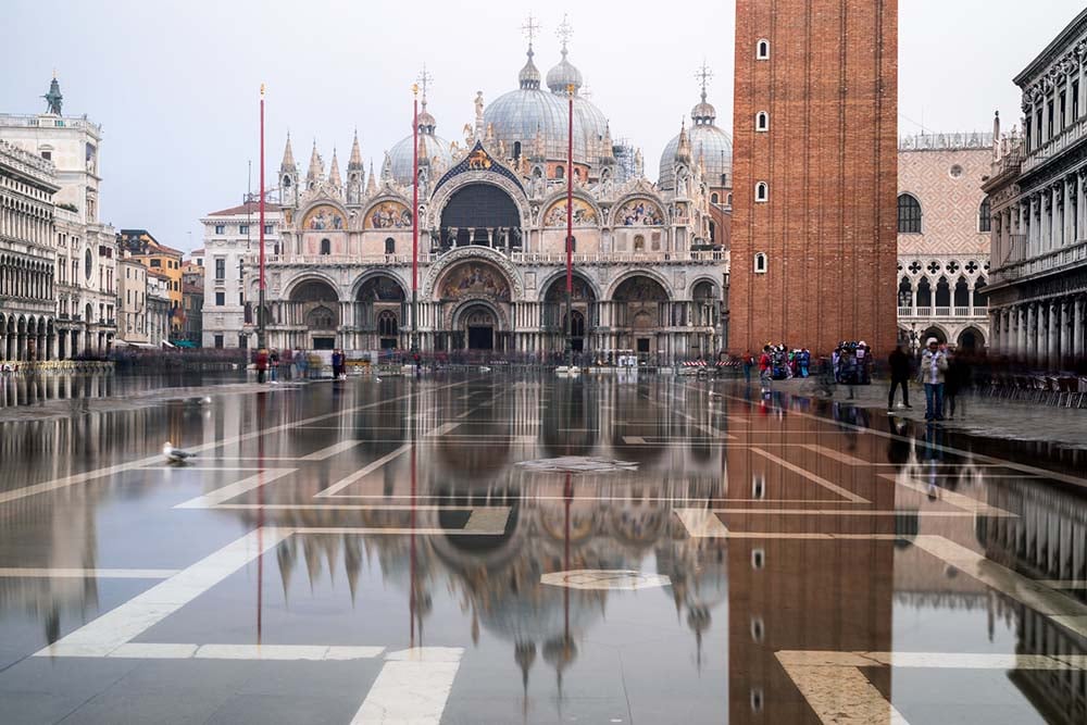 Acqua alta in Venice