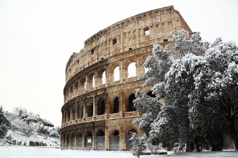 Rome in the winter