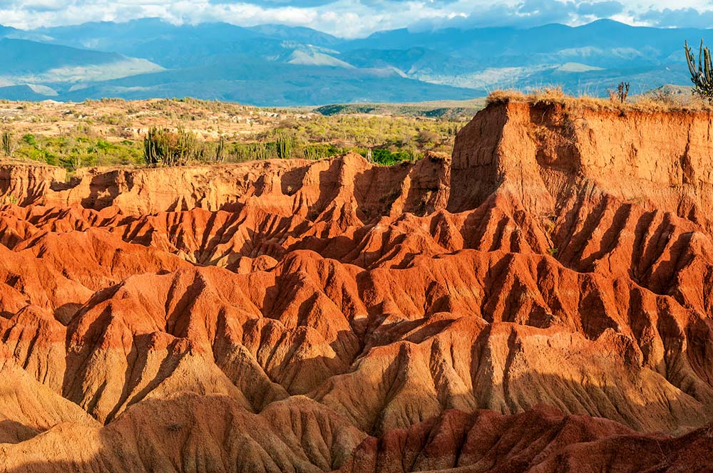 Red hills of Tatacoa Desert