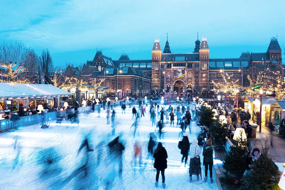 Skating in Amsterdam