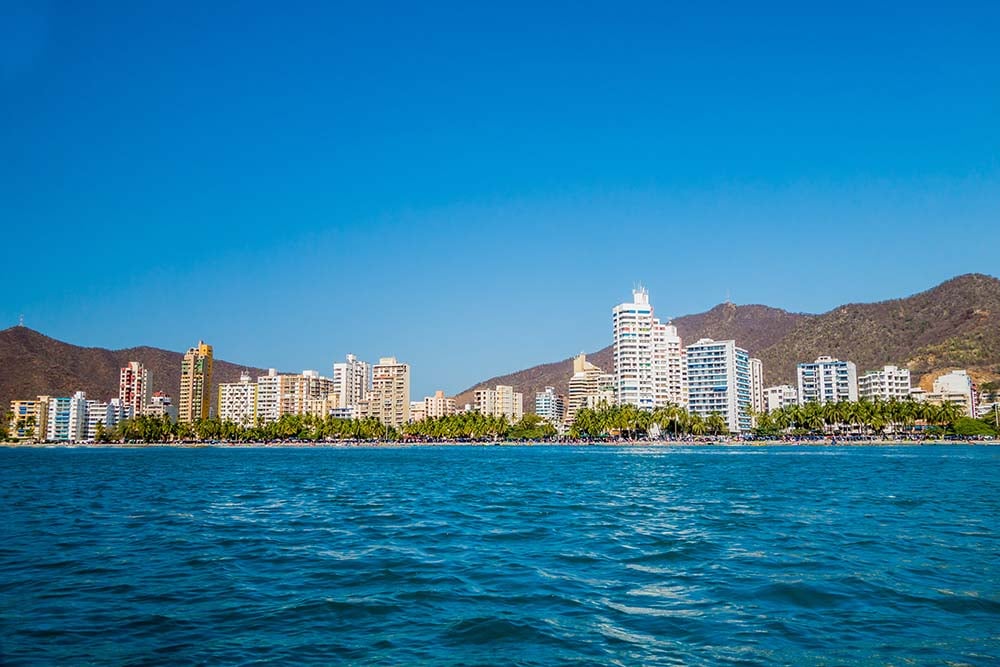 View of Santa Marta, Colombia