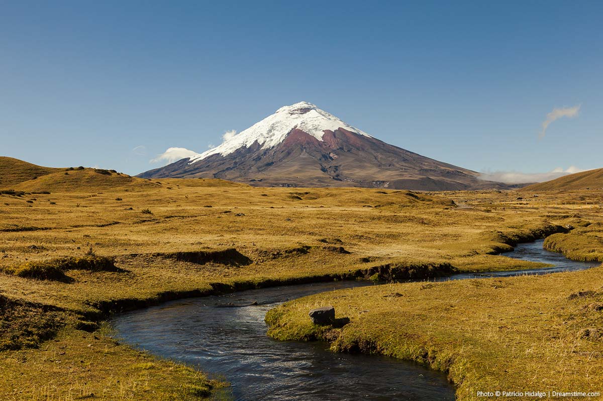 Ecuador landscapes and volcanoes