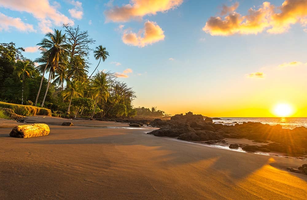 Beautiful sunsets in Costa Rica