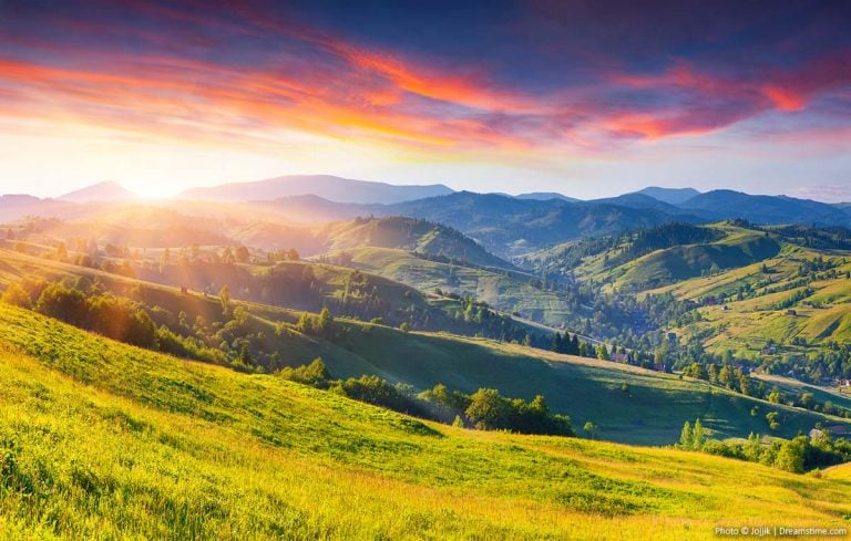 Carpathian Mountains landscapes