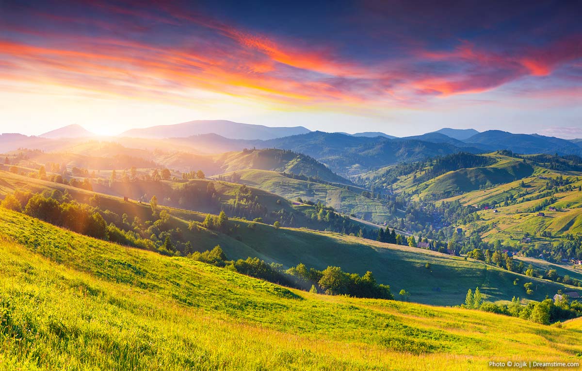 Carpathian Mountains landscapes