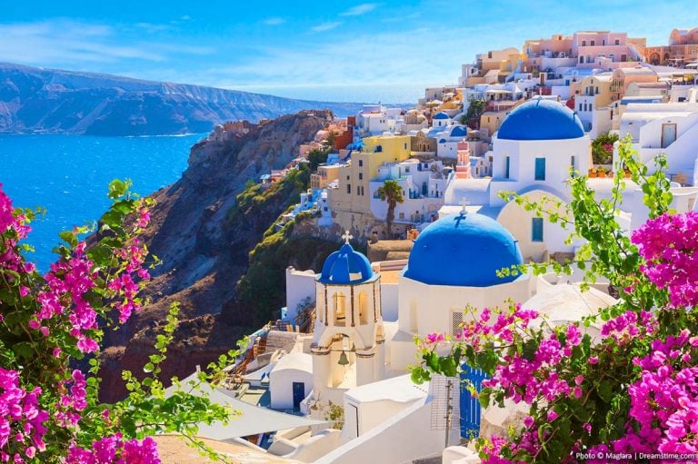 Santorini skyline