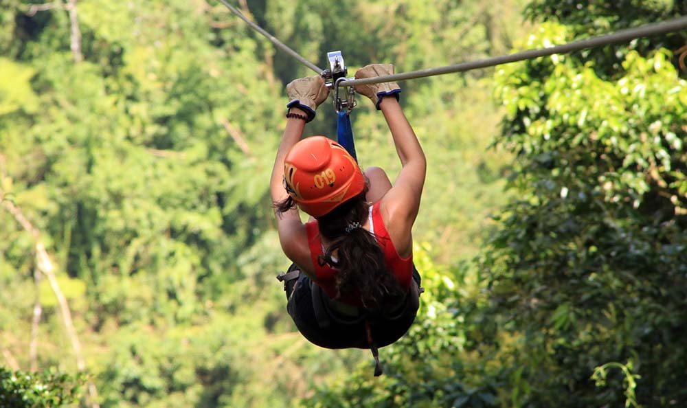 zipline in Costa Rica