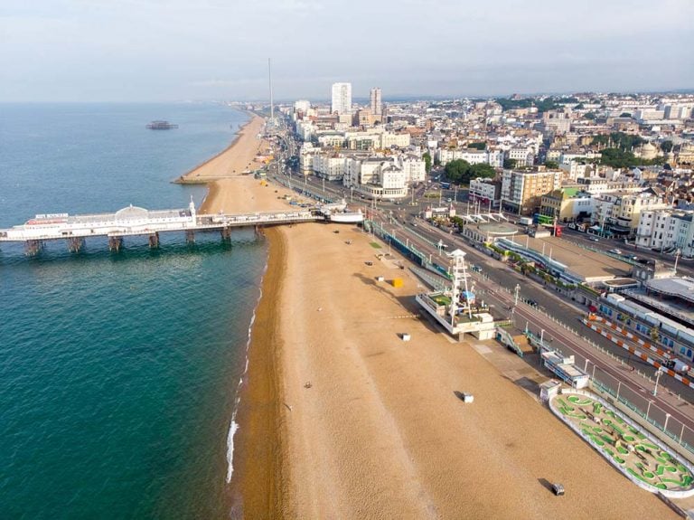 Brighton aerial view