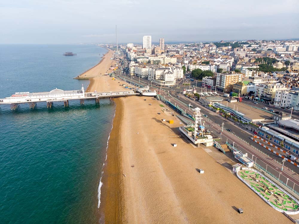 Brighton aerial view