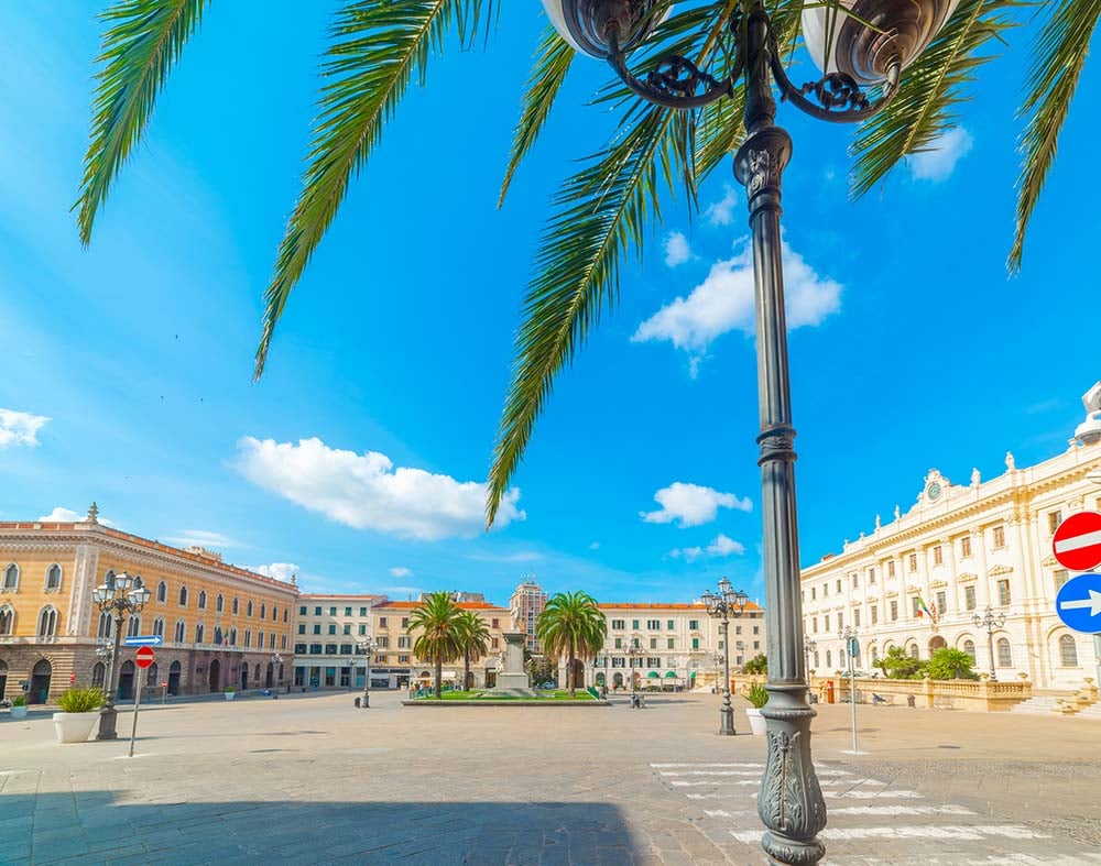 Piazza d'Italia in Sassari