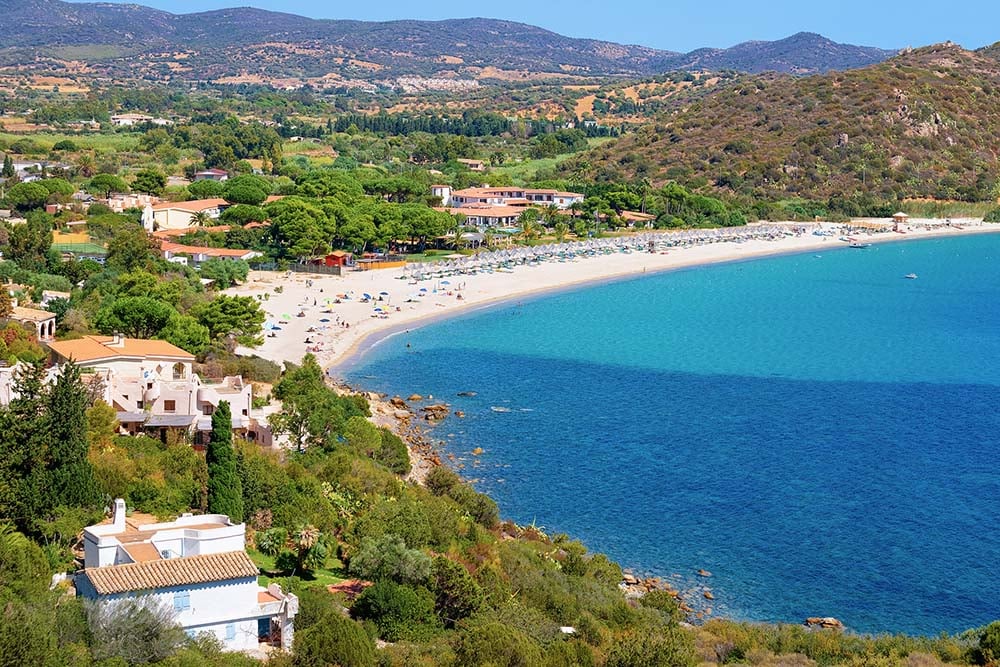 Villasimius beach