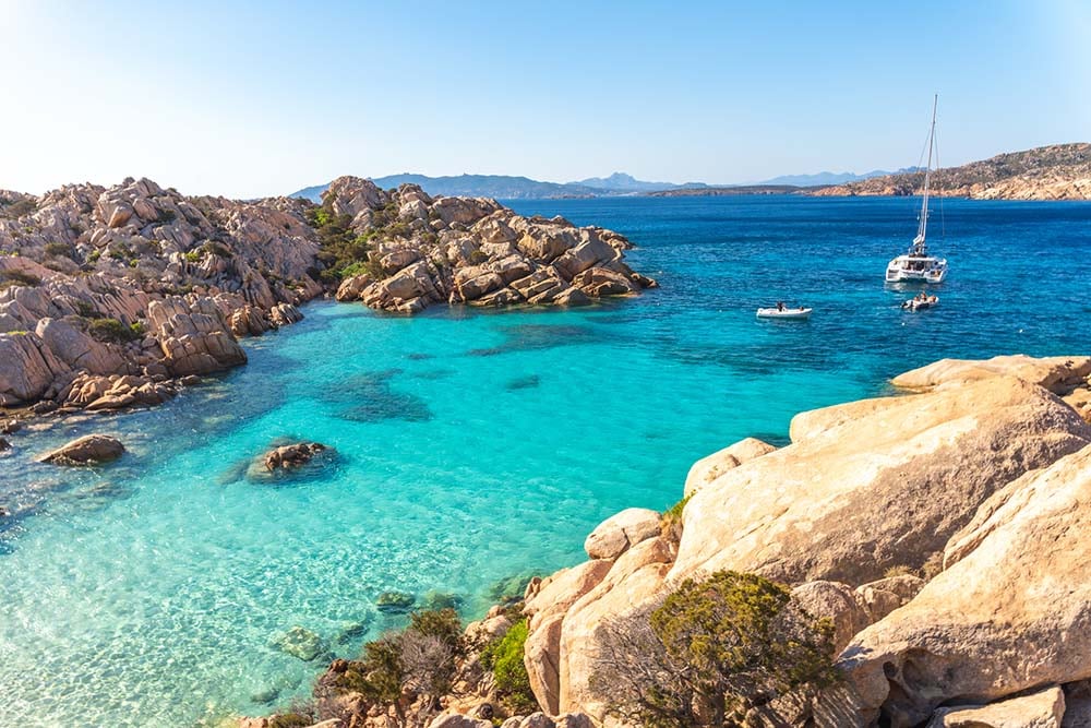 Wonderful bay in La Maddalena