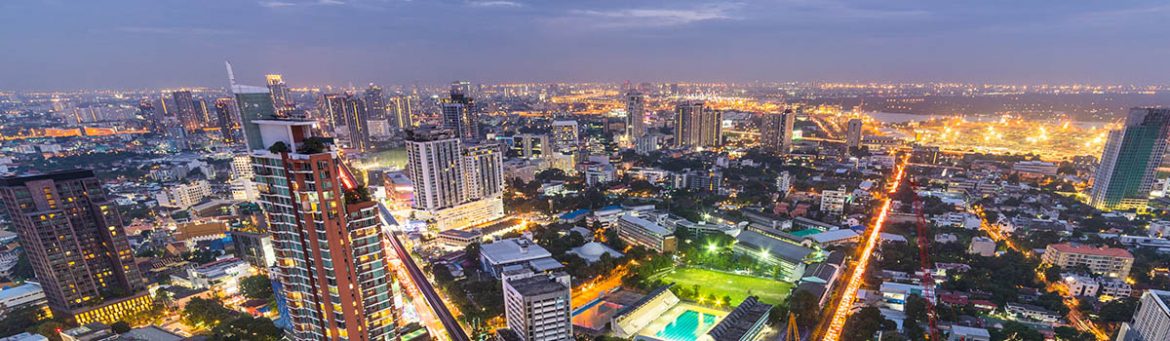Bangkok Skyline at Night