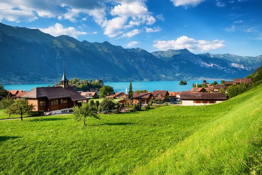 Landscapes at Interlaken in Switzerland