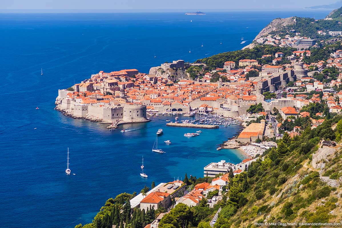 Skyline views of Dubrovnik