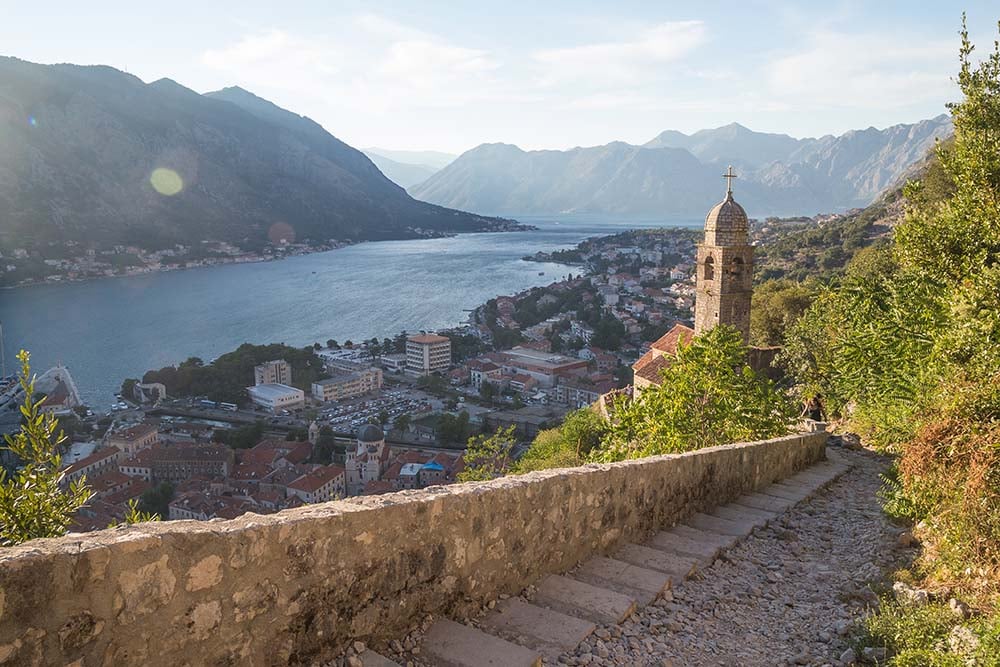 Views of Kotor from the fortress