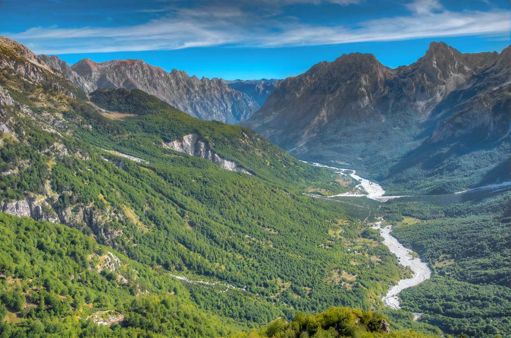 High views of Valbona Valley