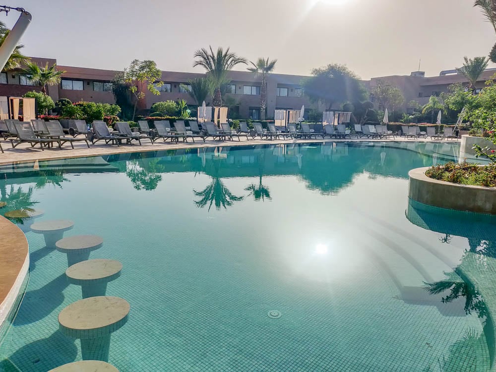 One of the pools at the Be Live Adult Only Hotel