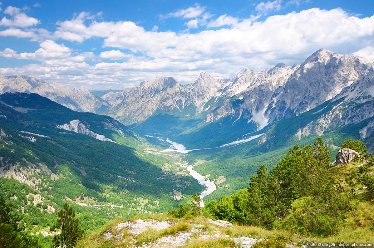 Valbona Valley in Albania