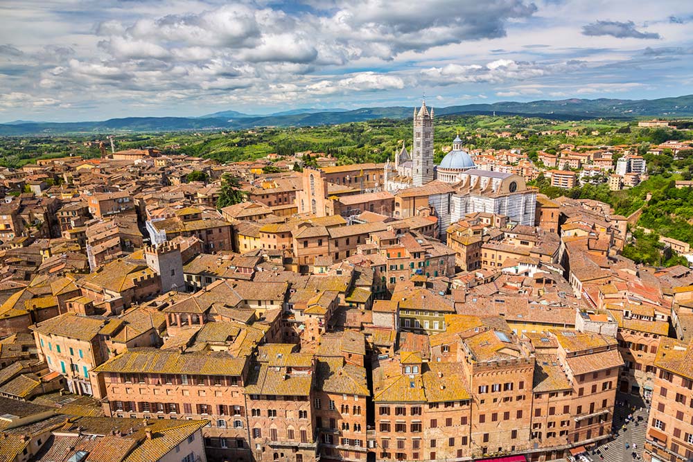Views of the Siena skyline