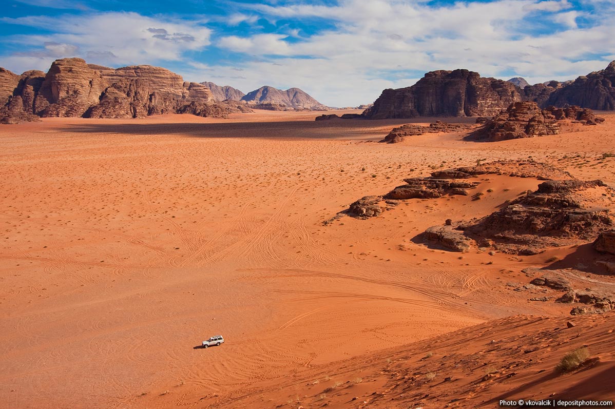 Wadi Rum in Jordan