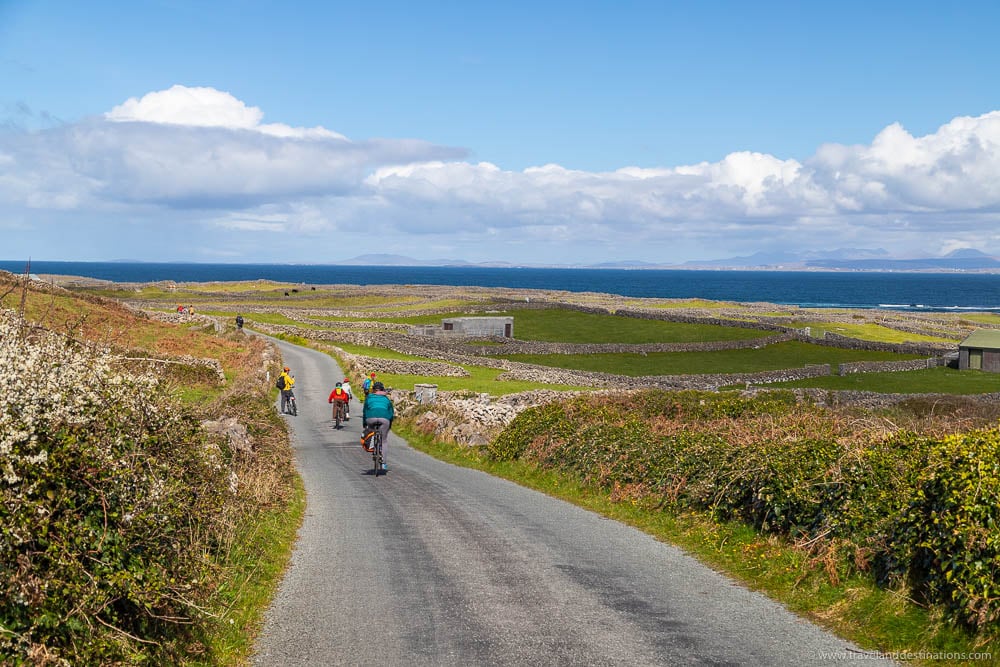 Cycling on the Aran Islands in Ireland