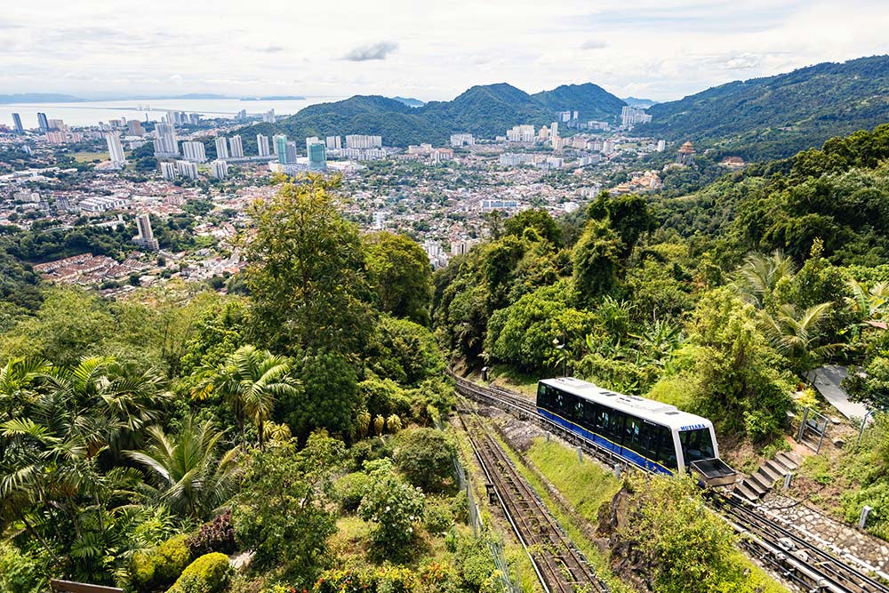 Penang hill and funicular