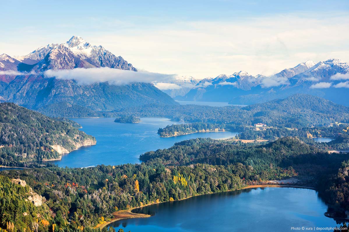 Views from Cerro Campanario in Bariloche