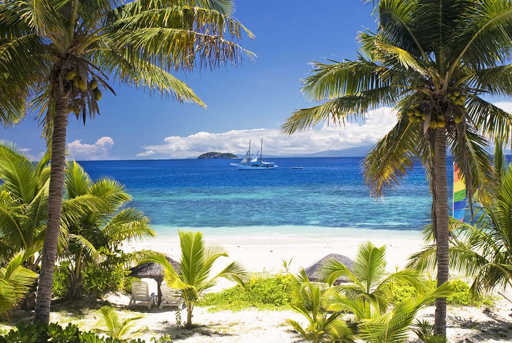 Mamanuca islands in Fiji