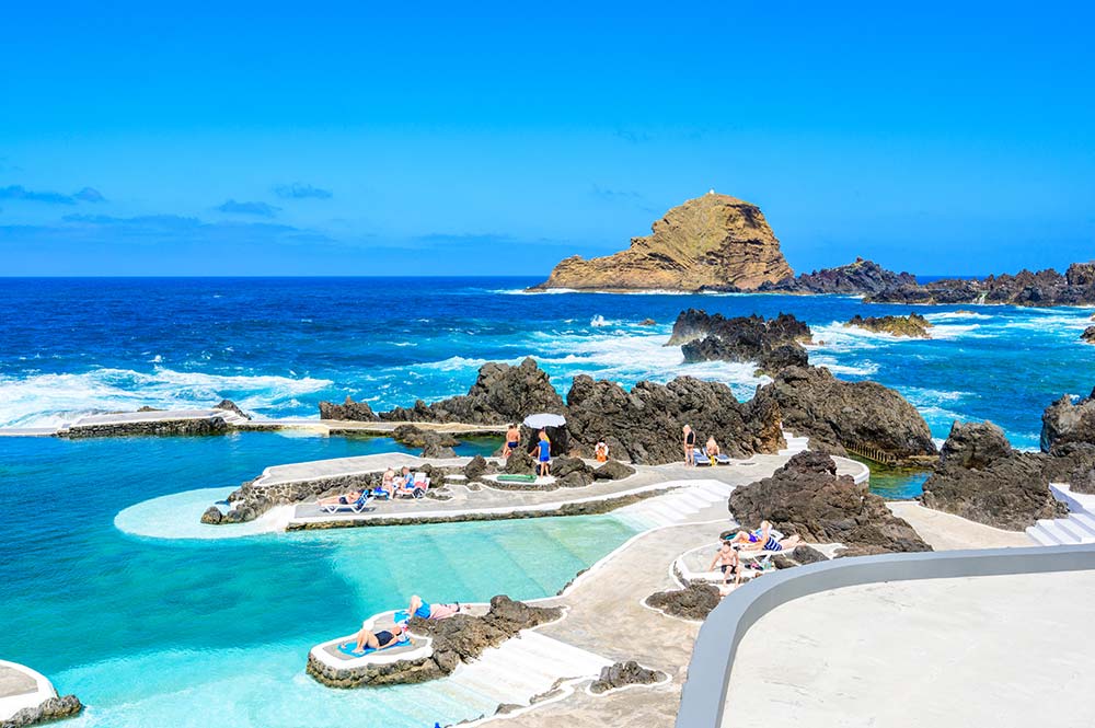 Natural swimming pools in Madeira