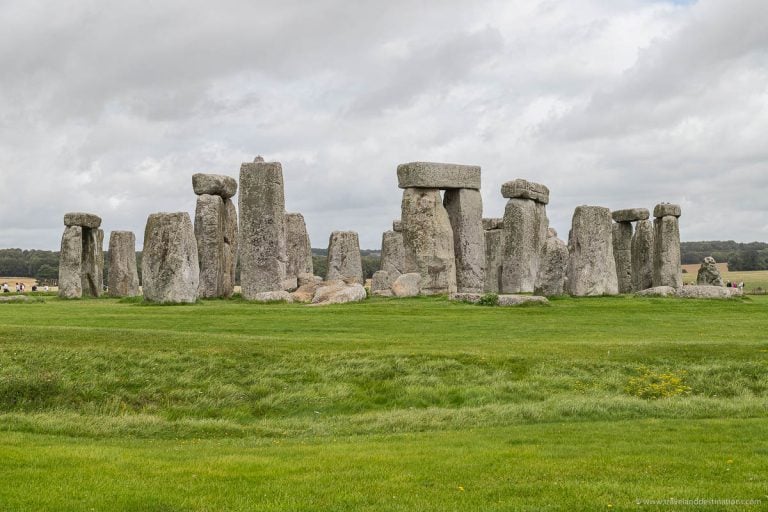 Stonehenge in England during a cloudy day