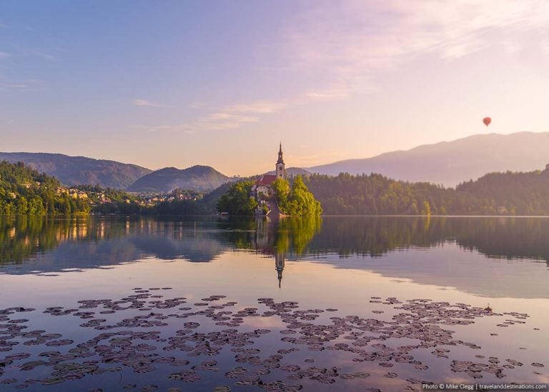 Lake Bled at sunrise