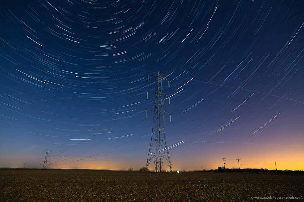 Star Trails at night - Long exposure photography