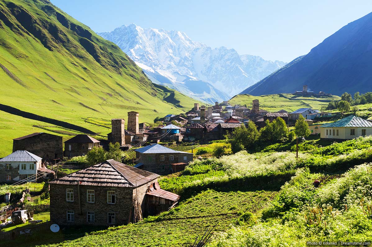 Ushguli, Svaneti in Georgia