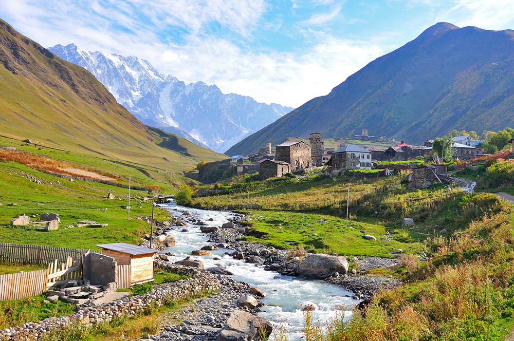 Ushguli in Georgia