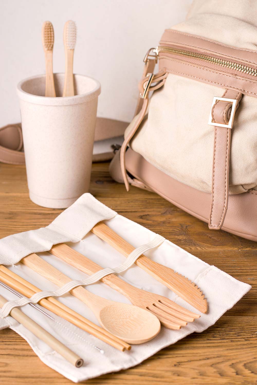 zero waste travel concept